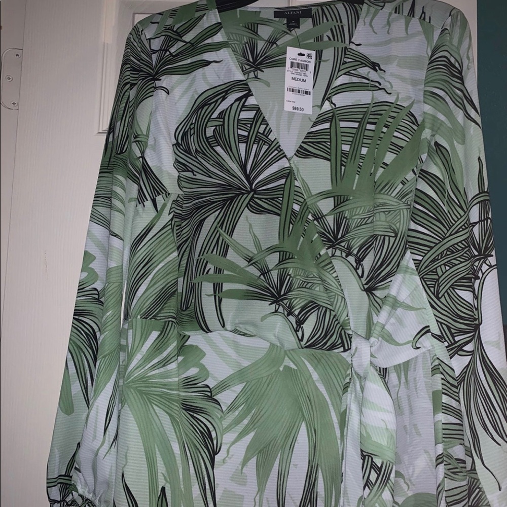 Alfani Floral Blouse